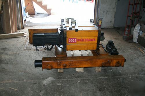 1999 10 ton kone crane electric hoist overhead crane