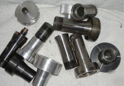 Assortment of machinist collars etc. 