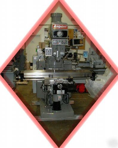 Bridgeport series ii vertical mill from standby storage