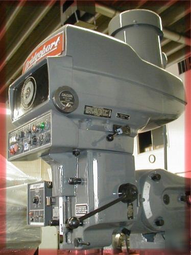 Bridgeport series ii vertical mill from standby storage