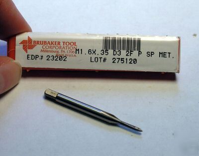 Brubaker 1.6X.35 metric spiral point plug tap(1486)