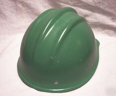 Bullard 502 green fiberglass hard hat mint unused 