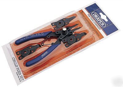 Circlip plier set, internal and external, 