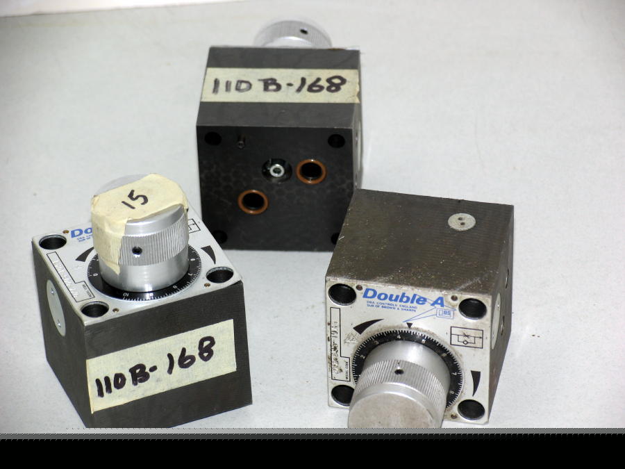 Double a b&s hydraulic flow valve