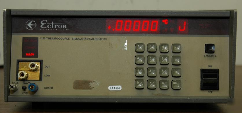 Ectron thermocouple simulator/calibrator model # 1120