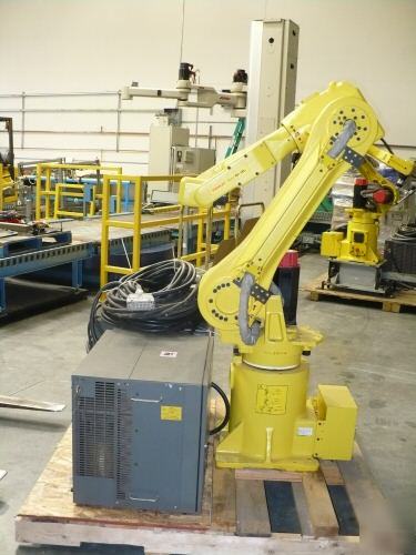 Fanuc m-16I 2001, robot laser plasma material handling 