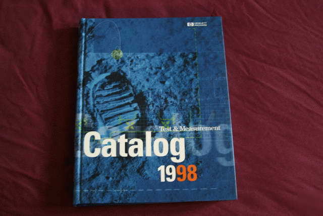 Hewlett packard hp 1998 test and measurement catalog