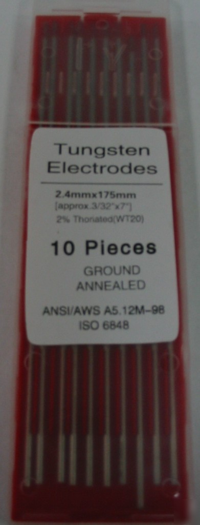 New tungsten electrodes 3/32