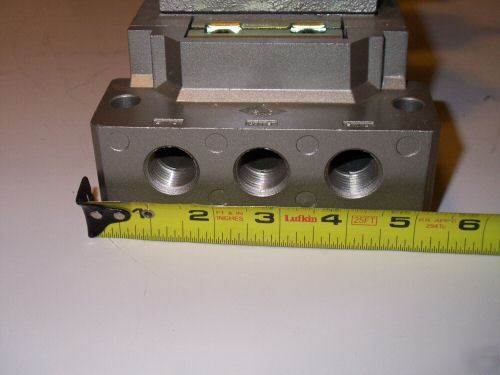 Smc port solenoid air valve lot manifolds sgl pilot