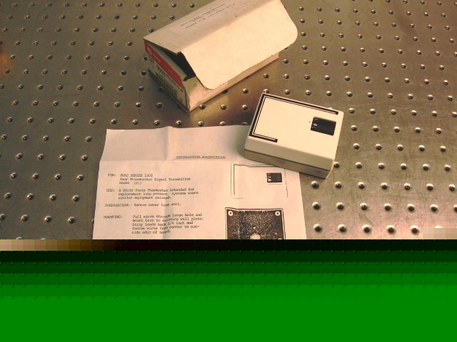 T28995 trane 1013 set point transmitter w/ manual
