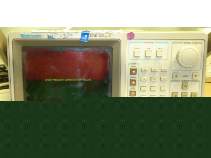 Tektronix 1241 logic analyzer parts/repair w/o acc. gcd