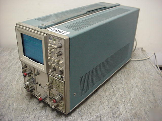 Tektronix 7313 storage scope w/7A18N,AM6565-u and 7B53A