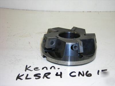 Used kennametal face mill klsr 4 CN6 15 4'' diameter 