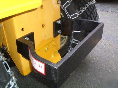 Weights & bracket for deere, cub cadet, kubota tractors