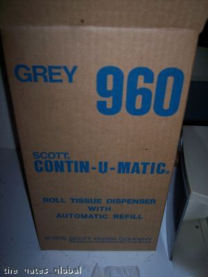 Scott contin-u-matic #960 grey tissue dispenser refill