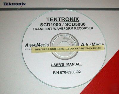 Tektronix SCD1000 SCD5000 user's manual