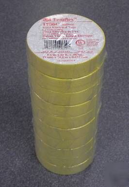 3M temflex 1700C yellow vinyl electrical tape
