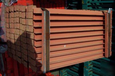 Bolt in pallet rack support bars 100PCS.