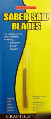 Craftics acrylic plexiglass saber saw blades