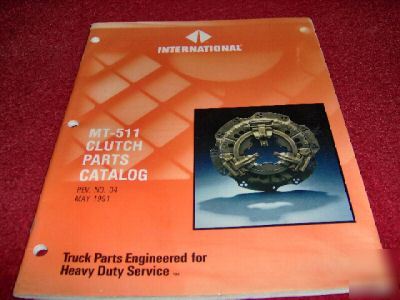 International mt-511 clutch parts catalog