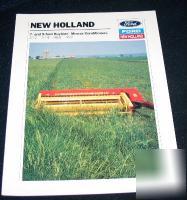 New holland 7 9 foot haybine mower conditioner 488 492
