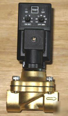 Solenoid valve with timer 1