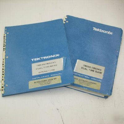 Tektronix 7B53A/7B53AN dual time base op & instruc. man