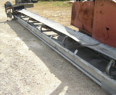 Used 18â€X40â€™ long v-trough belt conveyor (4881)